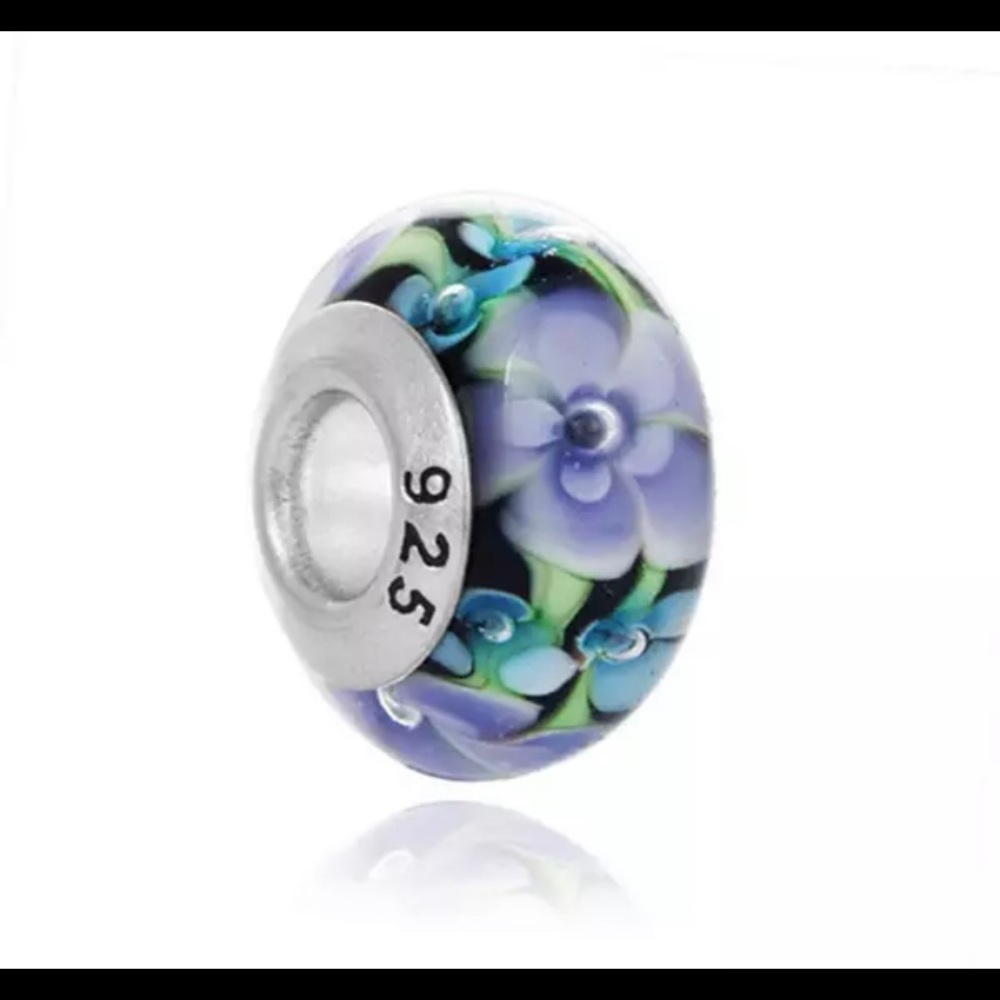 925 Silver Lampwork European Bracelet Charm